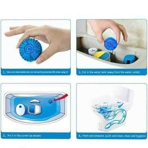 Toilet Cleaning Tablet | Toilet Deodorizer Bathroom Cleaner Tablet 1 pack (10 tablets)